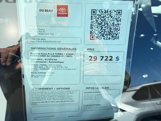 Hyundai Kona N 2.0 TURBO / 276HP / MOINS CHER AU CANADA !!! / 2023 à Thetford Mines, Québec - 4 - w320h240px
