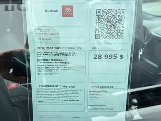 Jeep Cherokee TRAILHAWK ÉLITE / TOIT PANO / SIÈGE VENTILÉS ET + 2022 à Thetford Mines, Québec - 4 - w320h240px