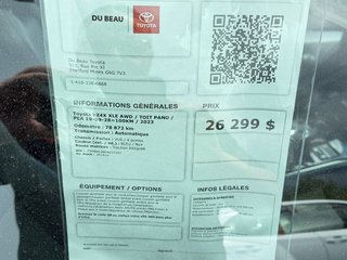 2023 Toyota bZ4X XLE AWD / TOIT PANO / PEA 19-09-28=100KM / in Thetford Mines, Quebec - 4 - w320h240px