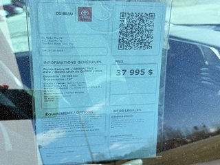 2025 Toyota Camry SE + GROUPE TOIT + AWD / MOINS CHER AU QUÉBEC / in Thetford Mines, Quebec - 4 - w320h240px
