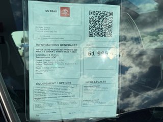 Toyota Grand Highlander HYBRIDE XLE AWD / 8.500KM / HYPER RARE / 2026 à Thetford Mines, Québec - 4 - w320h240px
