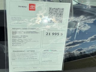 Toyota Prius Prime TECHNOLOGIE / BRANCHABLE / 39.500KM SEULEMENT / 2017 à Thetford Mines, Québec - 4 - w320h240px