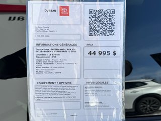 Toyota Prius LIMITED AWD / PEA 13-04-29=100KM / HYPER RARE ! / 2025 à Thetford Mines, Québec - 4 - w320h240px