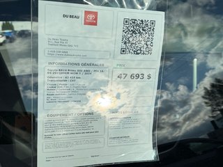 Toyota RAV4 Prime XSE AWD / PEA 18-04-29=100KM WOW !! / 2024 à Thetford Mines, Québec - 4 - w320h240px