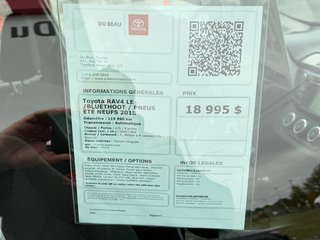Toyota RAV4 LE AWD /BLUETOOTH / PNEUS ÉTÉ NEUFS 2018 à Thetford Mines, Québec - 5 - w320h240px
