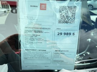 Toyota RAV4 XSE HYBRIDE / 148.300KM / PNEUS NEUFS / HITCH / 2021 à Thetford Mines, Québec - 4 - w320h240px
