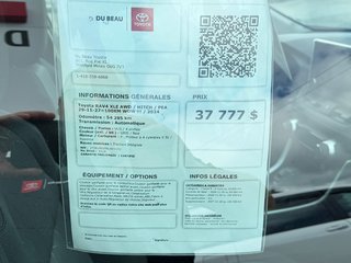 Toyota RAV4 XLE AWD / HITCH / PEA 29-11-27=100KM WOW !!! / 2024 à Thetford Mines, Québec - 4 - w320h240px