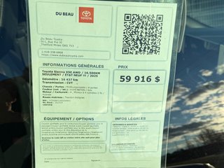 Toyota Sienna XSE AWD / 16.500KM SEULEMENT / ÉTAT NEUF !!! / 2025 à Thetford Mines, Québec - 4 - w320h240px
