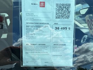 Toyota Tundra CREWMAX 5.7 / WRAP NOIR / BLEU EN DESSOUS / 2020 à Thetford Mines, Québec - 4 - w320h240px