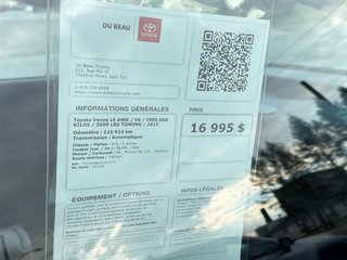 2015 Toyota Venza LE FWD / V6 / TRÈS BAS KILOS / 3500 LBS TOWING / in Thetford Mines, Quebec - 4 - w320h240px