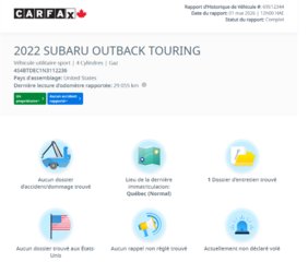 Subaru Outback Touring AWD | TOIT | CAMÉRA | BLUETOOTH +++ 2022 à Laval, Québec - 2 - w320h240px