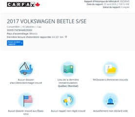 Volkswagen Beetle Convertible Classic BAS KM | CAMÉRA | BLUETOOTH +++ 2017 à Laval, Québec - 2 - w320h240px