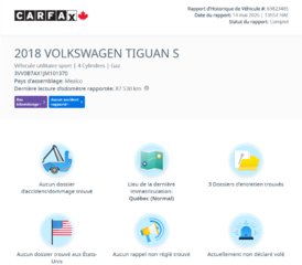 Volkswagen Tiguan Trendline 4MOTION | BAS KM | CARPLAY | CAMÉRA +++ 2018 à Laval, Québec - 2 - w320h240px