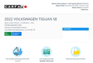 2022 Volkswagen Tiguan Comfortline BAS KM | CARPLAY | CAMÉRA +++ in Laval, Quebec - 2 - w320h240px