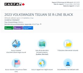 Volkswagen Tiguan Comfortline R-Line Black Edition DÉMARREUR | TOIT PANO +++ 2023 à Laval, Québec - 2 - w320h240px