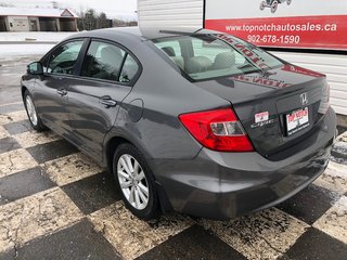 2012 Honda Civic EX - sunroof, alloy rims, power mirrors, t/c in COLDBROOK, Nova Scotia - 6 - w320h240px