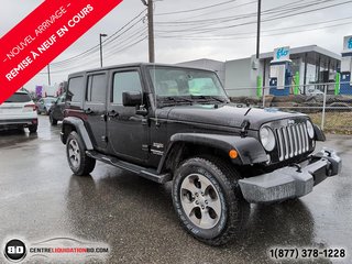 Jeep Wrangler Unlimited SAHARA V6 3.6L CUIR 2017 à Granby, Québec - 4 - w320h240px