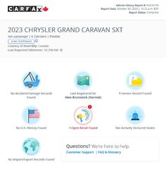 2023 Chrysler Grand Caravan SXT | Cam | USB | HtdSeats | Bluetooth in Saint John, New Brunswick - 2 - w320h240px