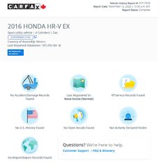 2016 Honda HR-V EX | Cam | USB | HtdSeat | Bluetooth in Saint John, New Brunswick - 2 - w320h240px