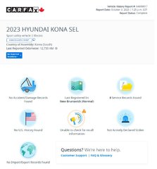 2023 Hyundai Kona Electric Ultimate | Leather | Roof | Nav | Cam | USB in Saint John, New Brunswick - 2 - w320h240px