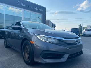 Honda Civic Sedan LX SIEGES CHAUFFANTS REGULTEUR DE VITESSE A/C AUTO 2016