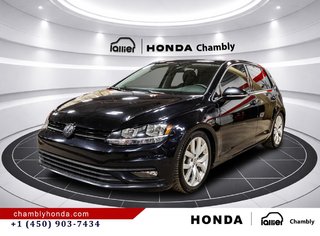 2021 Volkswagen Golf Comfortline 5-door Manual LEATHER I SUNROOF I HEATED SEATS I ACTIVE SECURITY in Montréal, Quebec - 3 - w320h240px