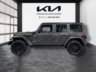 Jeep Wrangler 4xe Unlimited Sahara, 2 TOIS, 8 PNEUS, AUCUN ACCIDENT 2021 à Mirabel, Québec - 3 - w320h240px