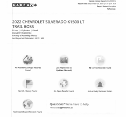 Chevrolet Silverado 1500 LT TRAIL BOSS, 3.0L DIESEL DURAMAX, CREW, CUIR 4X4 2022 à Plessisville, Québec - 2 - w320h240px