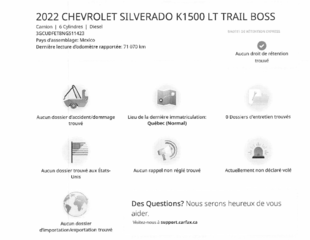 2022 Chevrolet Silverado 1500 LT TRAIL BOSS, 3.0L DIESEL, BOSE, Z71, CREW, 4X4!! in Victoriaville, Quebec - 2 - w320h240px
