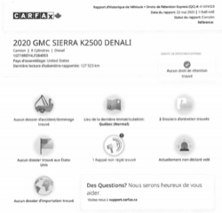 2020 GMC Sierra 2500HD DENALI, DURAMAX, V8 6.6L DIESEL CUIR TOIT BOSE GPS in Plessisville, Quebec - 2 - w320h240px
