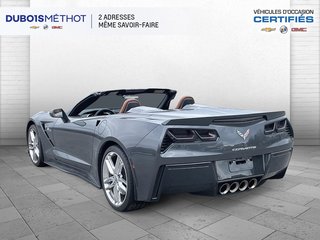 2017 Chevrolet Corvette Z51 2LT, CONVERTIBLE, V8 6.2L, MANUEL  CUIR !!! in Plessisville, Quebec - 5 - w320h240px