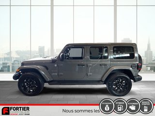 2023 Jeep Wrangler UNLIMITED SAHARA +  4XE + CUIR in Pointe-Aux-Trembles, Quebec - 6 - w320h240px