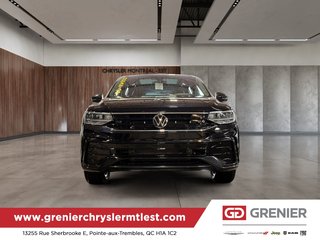 Volkswagen Tiguan COMFORTLINE R-LINE BLACK EDITION + AWD + CUIR 2022 à Pointe-Aux-Trembles, Québec - 2 - w320h240px