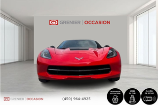 2015 Chevrolet Corvette Z51 2LT Toit Vitré Bas Kilométrage