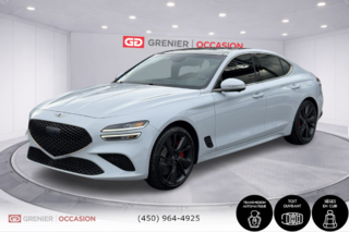2022 GENESIS G70 3.3T Sport AWD Toit panoramique Cuir rouge in Terrebonne, Quebec - 3 - w320h240px