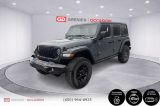 2024 Jeep Wrangler 4xe Willys Bas Kilométrage in Terrebonne, Quebec - 5 - w320h240px