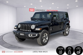 2021 Jeep Wrangler Unlimited Sahara in Terrebonne, Quebec - 3 - w320h240px