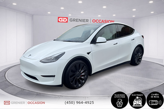 Tesla Model Y Performance AWD Intérieur Blanc 2021 à Terrebonne, Québec - 5 - w320h240px