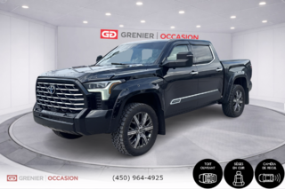 2023 Toyota Tundra Capstone Hybrid Bas Kilométrage in Terrebonne, Quebec - 5 - w320h240px