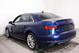 Audi A4 PROGRESSIV + AWD + TOIT OUVRANT 2018 à Terrebonne, Québec - 5 - w320h240px