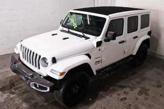 Jeep Wrangler UNLIMITED SAHARA 4XE + 4X4 + PHEV + SKY ONE-TOUCH 2021 à Terrebonne, Québec - 3 - w320h240px