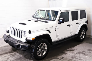 2022 Jeep Wrangler UNLIMITED SAHARA + 4X4 + TOIT RIGIDE + CUIR + GPS in Terrebonne, Quebec - 3 - w320h240px