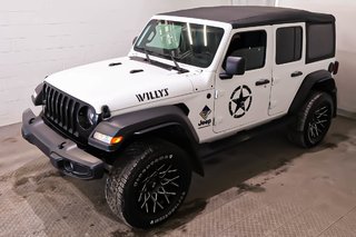 Jeep Wrangler 4 PORTES WILLYS + 4X4 + TOIT RIGIDE 3 SECTIONS 2023 à Terrebonne, Québec - 3 - w320h240px