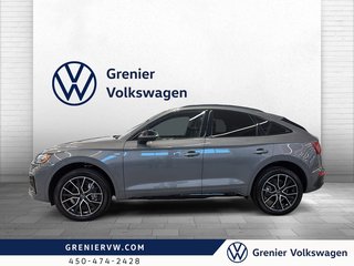 Audi Q5 Sportback Progressiv S line, Black Optic, Cuir, Quattro 2023 à Terrebonne, Québec - 3 - w320h240px