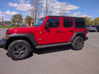 2018 Jeep Wrangler Unlimited SPORT JL  DÉMARREUR À DISTANCE, V6 3.6L PENTASTAR in Boucherville, Quebec - 5 - w320h240px