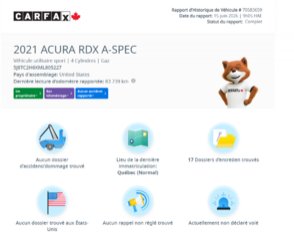 2021 Acura RDX A-Spec AWD | DÉMARREUR | TOIT PANO | CUIR | NAV | CARPLAY | CAMÉRA +++ in Laval, Quebec - 2 - w320h240px