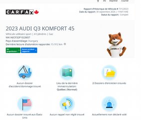 2023 Audi Q3 Komfort 45 QUATTRO | TOIT PANO | CUIR | CARPLAY | CAMÉRA +++ in Laval, Quebec - 3 - w320h240px