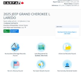 Jeep Grand Cherokee L Altitude ENSEMBLE ECLAIRE 23B | TOIT | JANTES 20P +++ 2025 à Laval, Québec - 2 - w320h240px