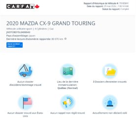 2020 Mazda CX-9 GT | 8 PNEUS | AWD | CAMÉRA 360 | NAV | TOIT | CUIR | CARPLAY +++ in Laval, Quebec - 2 - w320h240px