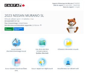 2023 Nissan Murano SL AWD Midnight Edition | BAS KM | DÉMARREUR | CUIR | NAV | TOIT PANO | CAMÉRA 360 | BOSE | CARPLAY in Laval, Quebec - 2 - w320h240px